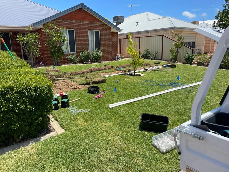 New irrigation installations