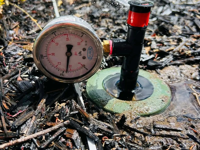 Leak detection and pressure